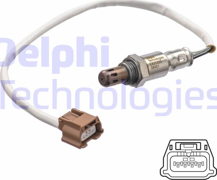 Delphi ES21259-12B1 - Кисневий датчик autodetail.com.ua