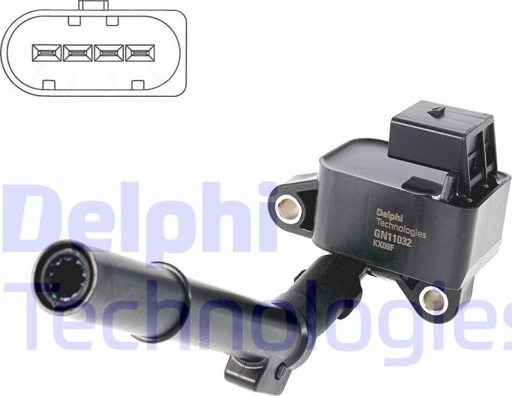 Delphi GN11032-12B1 - Котушка запалювання autodetail.com.ua
