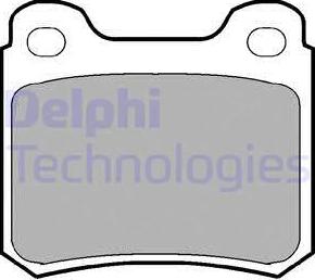 Delphi LP915 - Комплект гальмівних накладок, дискове гальмо autodetail.com.ua