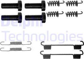 Delphi LY1358 - Комплект приладдя, колодка стоянкового гальма autodetail.com.ua