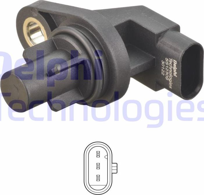 Delphi SS12309-12B1 - Датчик, положення кулачкового вала autodetail.com.ua