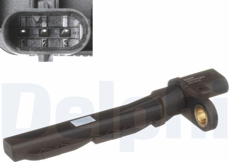 Delphi SS12216-12B1 - Імпульсний датчик, колінчатий вал autodetail.com.ua