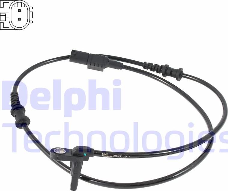 Delphi SS21290-12B1 - Датчик, кількість обертів колеса autodetail.com.ua