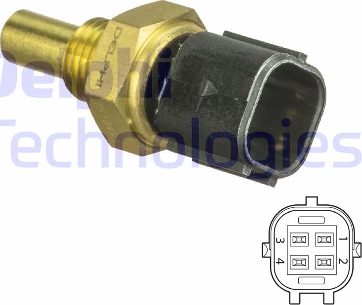 Delphi TS10494 - Датчик, температура охолоджувальної рідини autodetail.com.ua