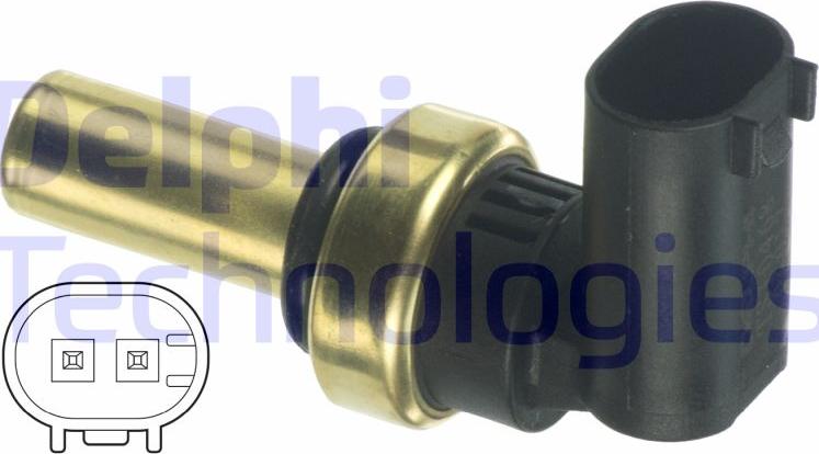 Delphi TS10468 - Датчик, температура охолоджувальної рідини autodetail.com.ua
