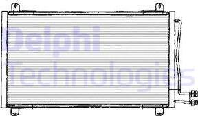Delphi TSP0225125 - Конденсатор, система кондиціонування повітря autodetail.com.ua