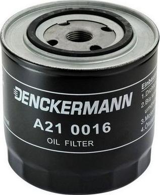 Denckermann A210016 - Оливний фільтр autodetail.com.ua