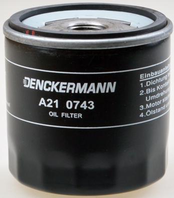 Denckermann A210743 - Оливний фільтр autodetail.com.ua