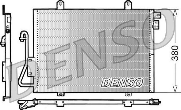 Denso DCN23006 - Конденсатор, система кондиціонування повітря autodetail.com.ua