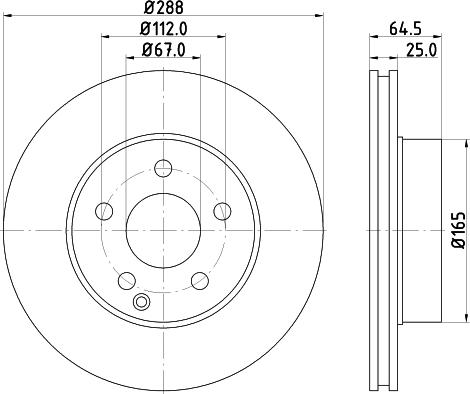 BOSCH 986479406 - Гальмівний диск autodetail.com.ua