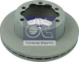 DT Spare Parts 4.67599 - Гальмівний диск autodetail.com.ua