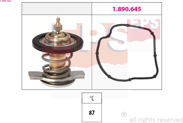 EPS 1.880.784 - Термостат, охолоджувальна рідина autodetail.com.ua