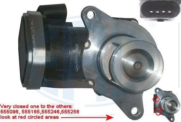 ERA 555096A - Клапан системи рециркуляції ВГ autodetail.com.ua
