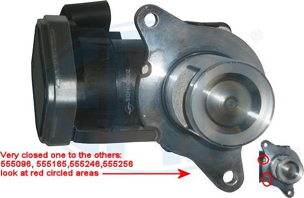 ERA 555165A - Клапан системи рециркуляції ВГ autodetail.com.ua