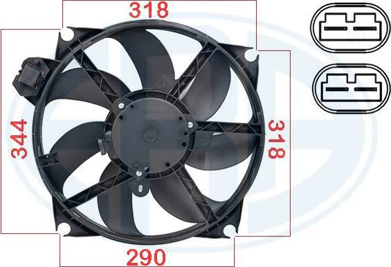 ERA 352084 - Вентилятор, система охолодження двигуна autodetail.com.ua