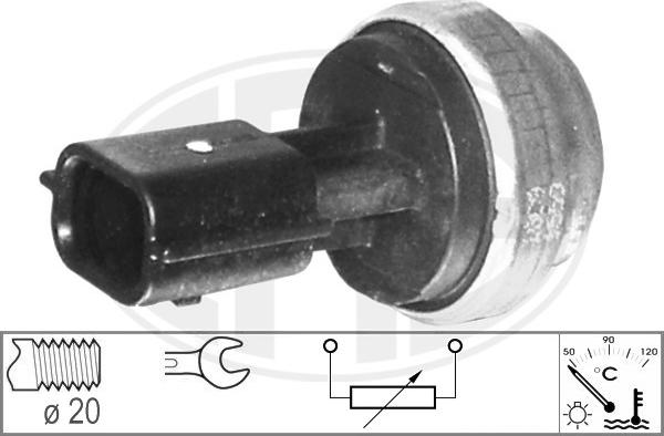 ERA 330558 - Датчик, температура охолоджувальної рідини autodetail.com.ua