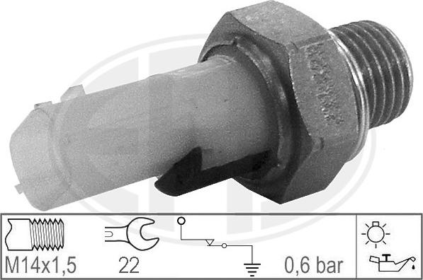 ERA 330698 - Датчик, тиск оливи autodetail.com.ua