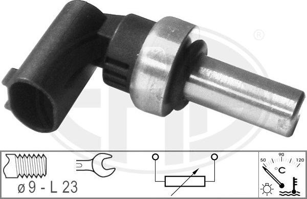 ERA 330647 - Датчик, температура охолоджувальної рідини autodetail.com.ua