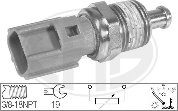 ERA 330144 - Датчик, температура охолоджувальної рідини autodetail.com.ua