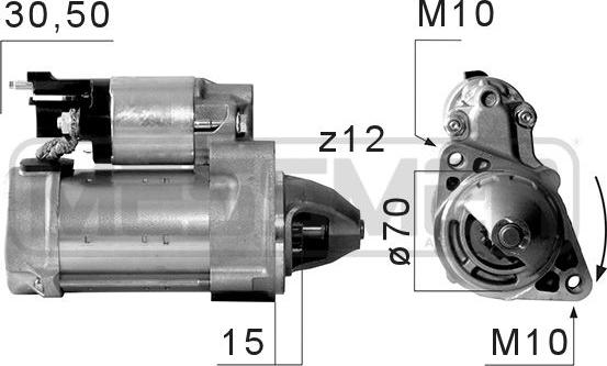 ERA 220670A - Стартер autodetail.com.ua