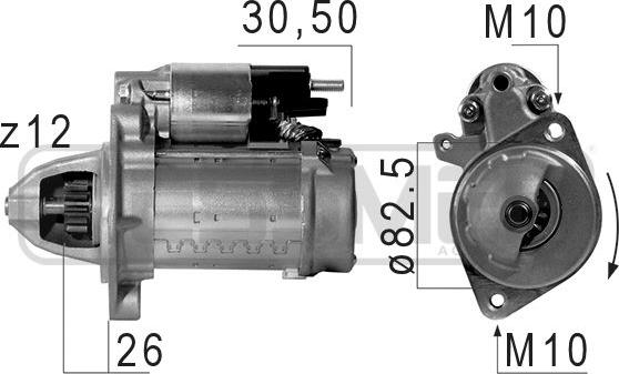 ERA 220671A - Стартер autodetail.com.ua