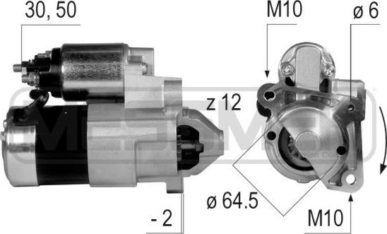 ERA 220039A - Стартер autodetail.com.ua