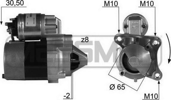 ERA 220023A - Стартер autodetail.com.ua