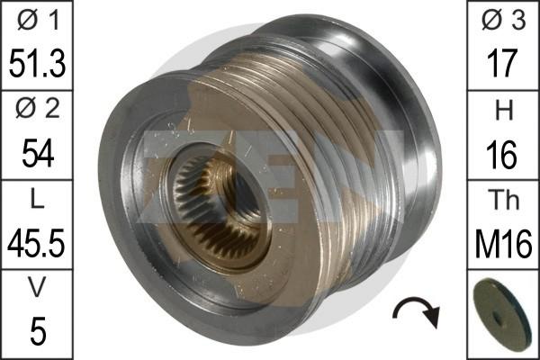 ERA ZN5411 - Шків, генератор autodetail.com.ua