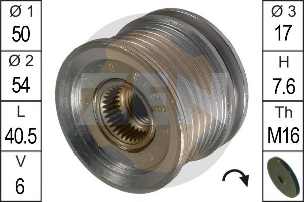 ERA ZN5393 - Шків, генератор autodetail.com.ua