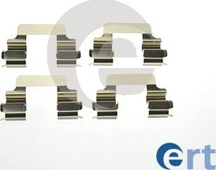 ERT 420052 - Комплект приладдя, накладка дискового гальма autodetail.com.ua