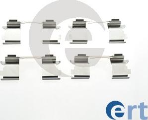 ERT 420026 - Комплект приладдя, накладка дискового гальма autodetail.com.ua