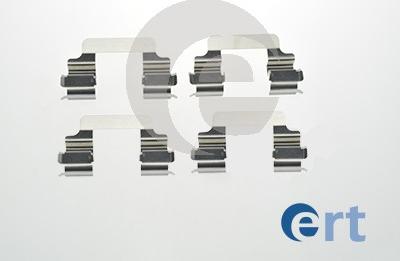 ERT 420164 - Комплект приладдя, накладка дискового гальма autodetail.com.ua