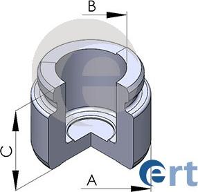 ERT 150675-C - Поршень, гальмівний супорт autodetail.com.ua