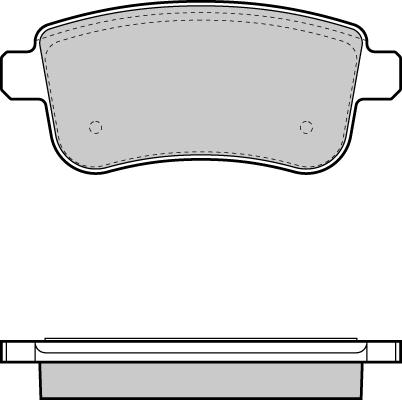 RENAULT 8660006311 - Комплект гальмівних накладок, дискове гальмо autodetail.com.ua