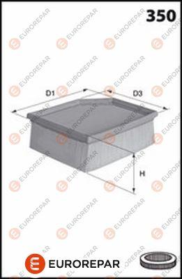 EUROREPAR 1667447380 - Повітряний фільтр autodetail.com.ua