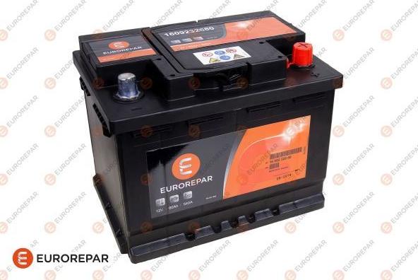 EUROREPAR 1609232680 - Стартерний акумулятор autodetail.com.ua
