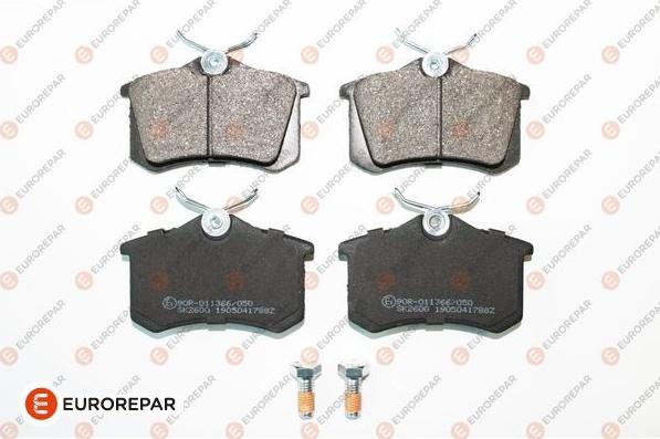 EUROREPAR 1619790680 - Комплект гальмівних накладок, дискове гальмо autodetail.com.ua
