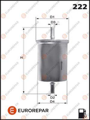 EUROREPAR E145075 - Фільтр палива autodetail.com.ua