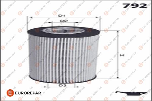 EUROREPAR 1682954880 - Оливний фільтр autodetail.com.ua