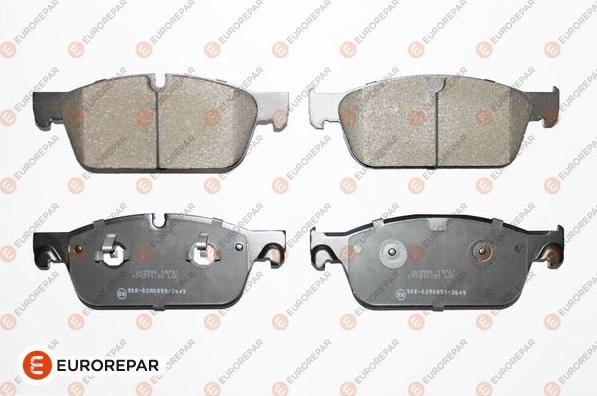 EUROREPAR 1639382380 - Комплект гальмівних накладок, дискове гальмо autodetail.com.ua
