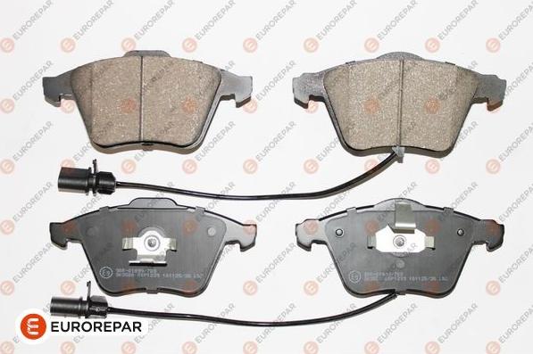 EUROREPAR 1639374580 - Комплект гальмівних накладок, дискове гальмо autodetail.com.ua