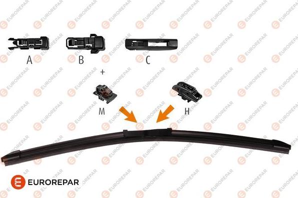 EUROREPAR 1635455080 - Щітка двірника autodetail.com.ua