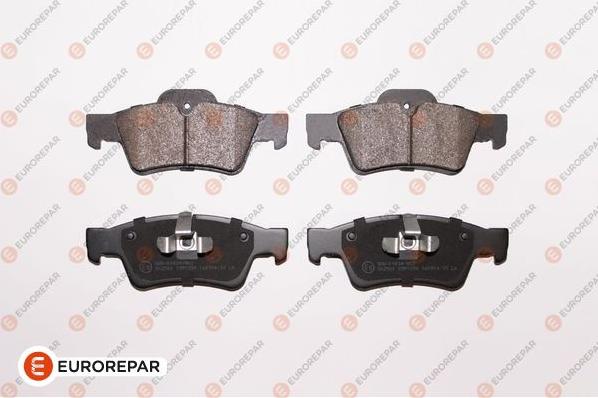 EUROREPAR 1623062080 - Комплект гальмівних накладок, дискове гальмо autodetail.com.ua