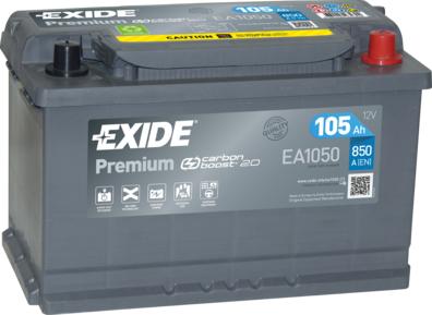 Exide EA1050 - Стартерний акумулятор autodetail.com.ua