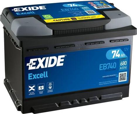 Exide EB740 - Стартерний акумулятор autodetail.com.ua