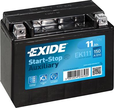 Exide EK111 - Стартерний акумулятор autodetail.com.ua