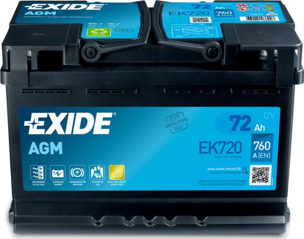 Exide EK720 - Стартерний акумулятор autodetail.com.ua