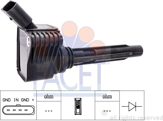 FACET 9.6530 - Котушка запалювання autodetail.com.ua