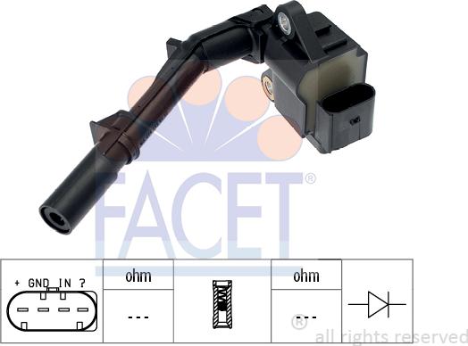 FACET 9.6526 - Котушка запалювання autodetail.com.ua