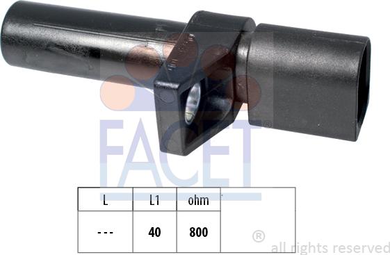 FACET 9.0578 - Імпульсний датчик, колінчатий вал autodetail.com.ua
